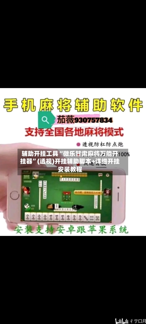 辅助开挂工具“微乐甘肃麻将万能开挂器	”(透视)开挂辅助脚本+详细开挂安装教程-第2张图片
