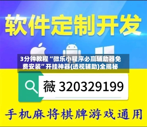 3分钟教程“微乐小程序必赢辅助器免费安装	”开挂神器{透视辅助}全揭秘-第2张图片