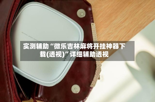 实测辅助“微乐吉林麻将开挂神器下载(透视)	”详细辅助透视-第2张图片