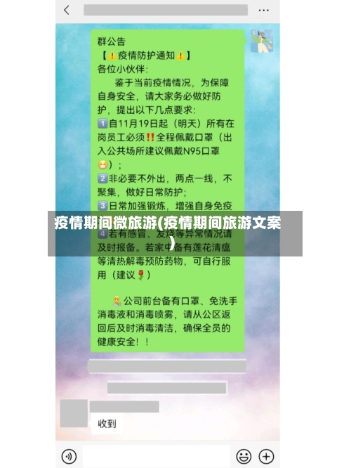 疫情期间微旅游(疫情期间旅游文案)
