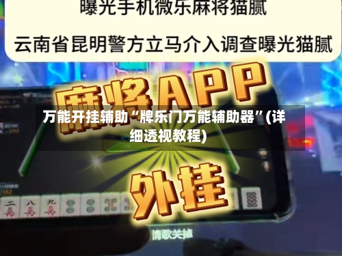 万能开挂辅助“牌乐门万能辅助器	”(详细透视教程)-第2张图片