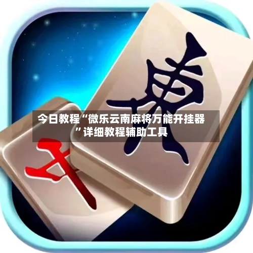 今日教程“微乐云南麻将万能开挂器”详细教程辅助工具-第2张图片