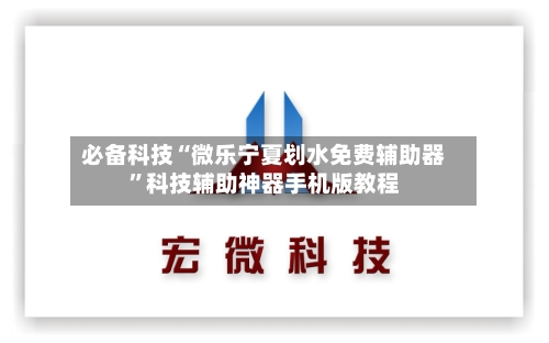 必备科技“微乐宁夏划水免费辅助器”科技辅助神器手机版教程-第2张图片