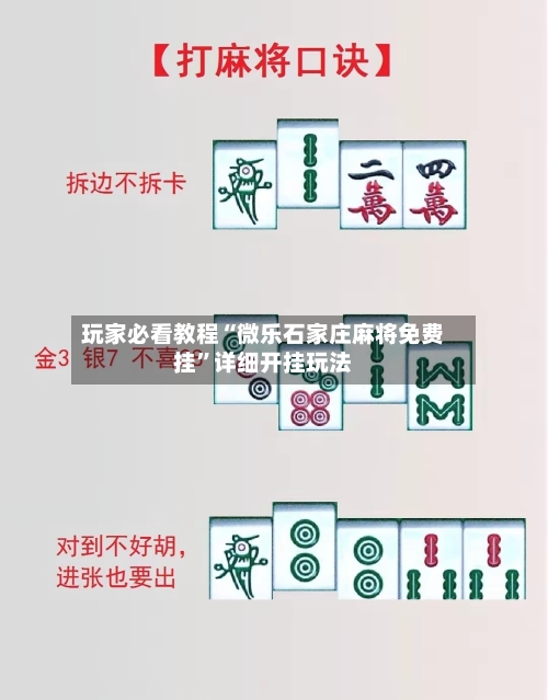 玩家必看教程“微乐石家庄麻将免费挂”详细开挂玩法