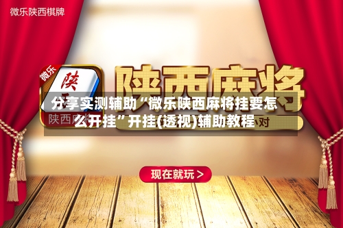 分享实测辅助“微乐陕西麻将挂要怎么开挂”开挂(透视)辅助教程-第3张图片