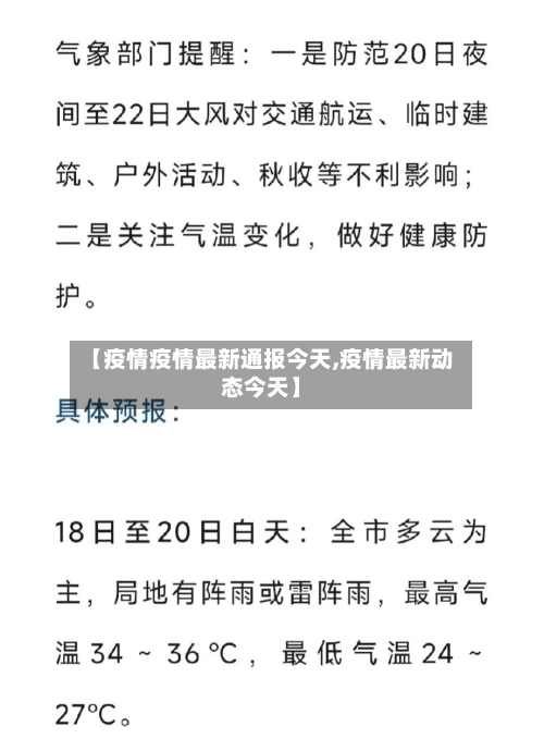 【疫情疫情最新通报今天,疫情最新动态今天】-第3张图片