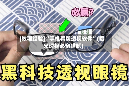 [教程经验]“手机看牌透视软件”(曝光透视必备猫腻)-第2张图片
