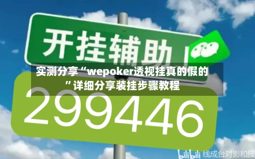实测分享“wepoker透视挂真的假的”详细分享装挂步骤教程-第2张图片