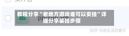 教程分享“老地方游戏谁可以安挂”详细分享装挂步骤-第3张图片