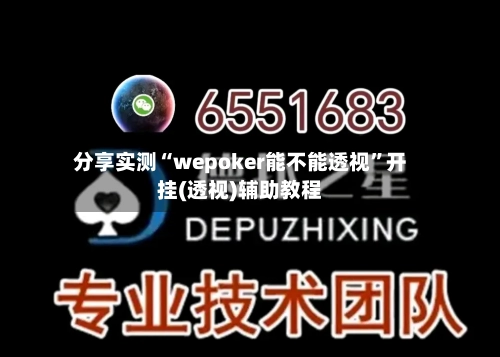 分享实测“wepoker能不能透视”开挂(透视)辅助教程-第3张图片