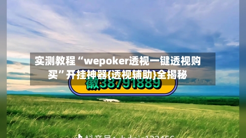 实测教程“wepoker透视一键透视购买”开挂神器{透视辅助}全揭秘-第2张图片