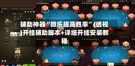 辅助神器“微乐提高胜率”(透视)开挂辅助脚本+详细开挂安装教程-第2张图片