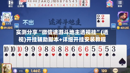 实测分享“微信途游斗地主透视挂”(透视)开挂辅助脚本+详细开挂安装教程-第3张图片