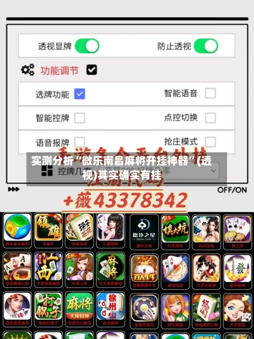 实测分析“微乐南昌麻将开挂神器	”(透视)其实确实有挂-第2张图片